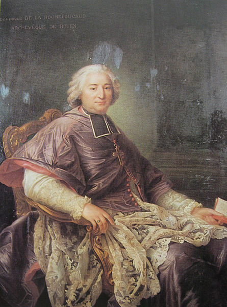 Portrait of Cardinal de la Rochefoucauld